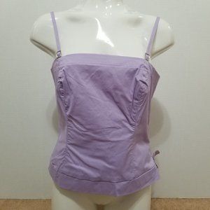 976 Clue top Large NWT square neck sleeveless buckle hem sleeveless Y2K VINTAGE